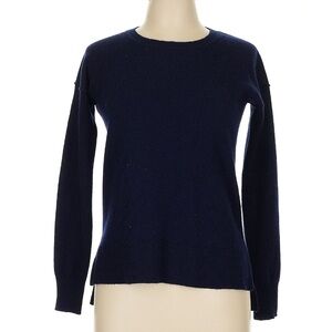 Navy Blue Cashmere Sweater